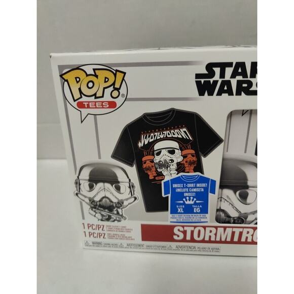 Star Wars Funko Stormtrooper And Tee Shirt (METALLIC) XL #296 - Picture 2 of 16